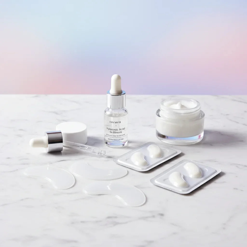 Microneedle eye patches